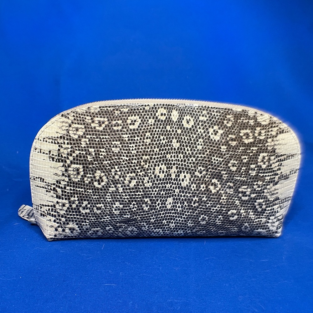 Elegant Snake Print Clutch